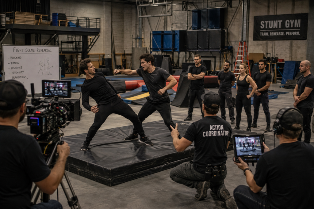 How Action Movie Fight Choreography Rehearsals Work
