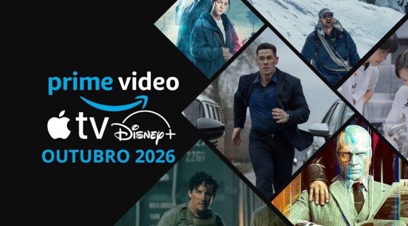 Prime Vídeo, Apple TV e Disney + Principais Lançamentos